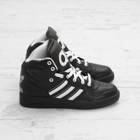 adidas jeremy scott instinct hi black white