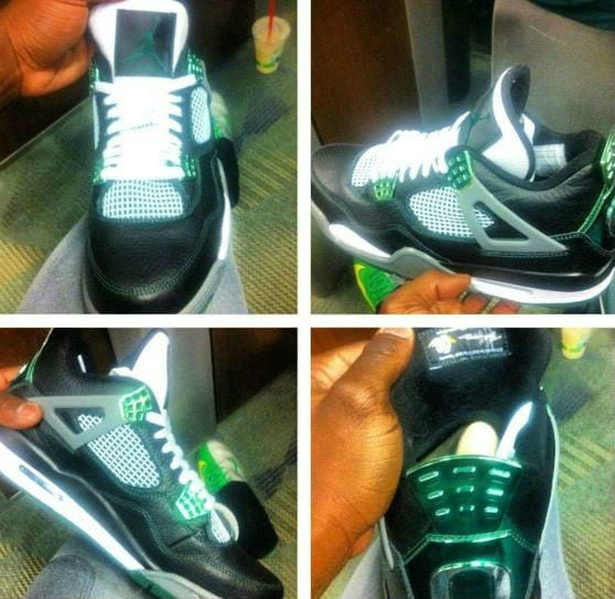 Air Jordan IV (4) Oregon Ducks 'Away'