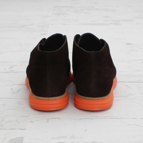 Cole Haan LunarGrand Chukka 'Woodbury Suede/Orange'