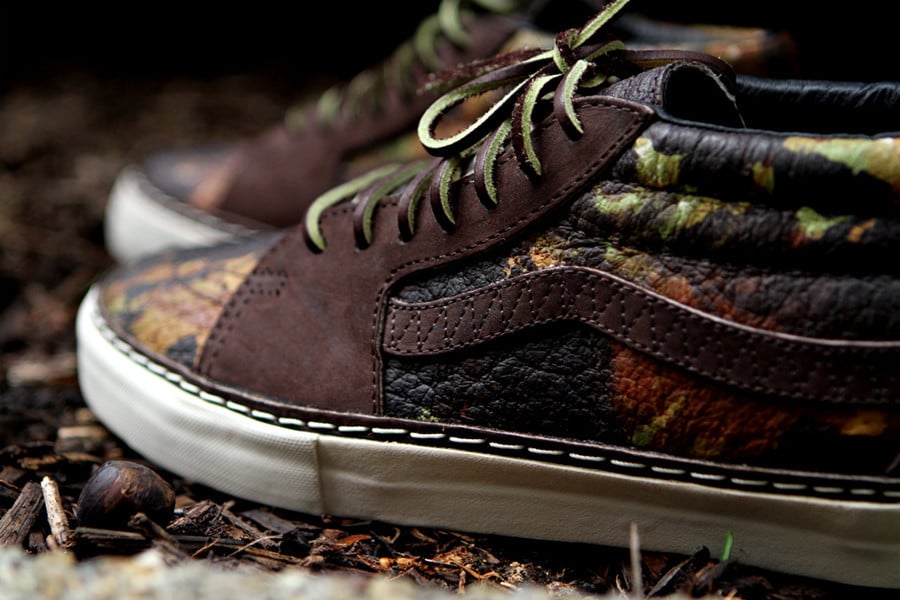 Horween x Vans Vault Sk8-Mid Brushed Camo