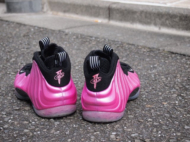 pink blue and gold foamposites