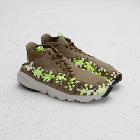 Nike Air Footscape Woven Chukka ‘Raw Umber/Volt-Tent-Light Bone’ at Concepts