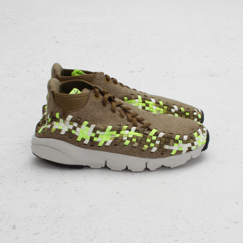 Nike Air Footscape Woven Chukka ‘Raw Umber/Volt-Tent-Light Bone’ at Concepts