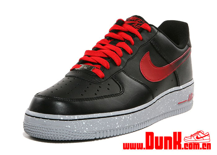 Nike Air Force 1 Low 'Black/Challenge Red'