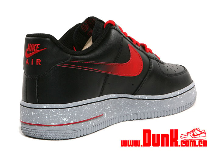 Nike Air Force 1 Low 'Black/Challenge Red'