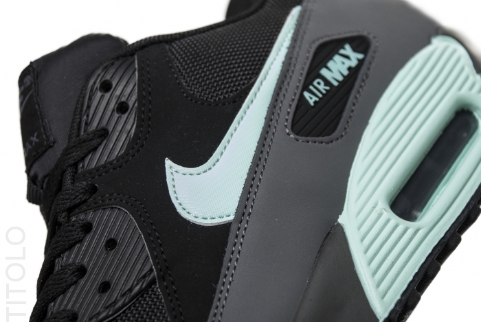 Nike Air Max 90 'Black/Mint Candy-Dark Grey'