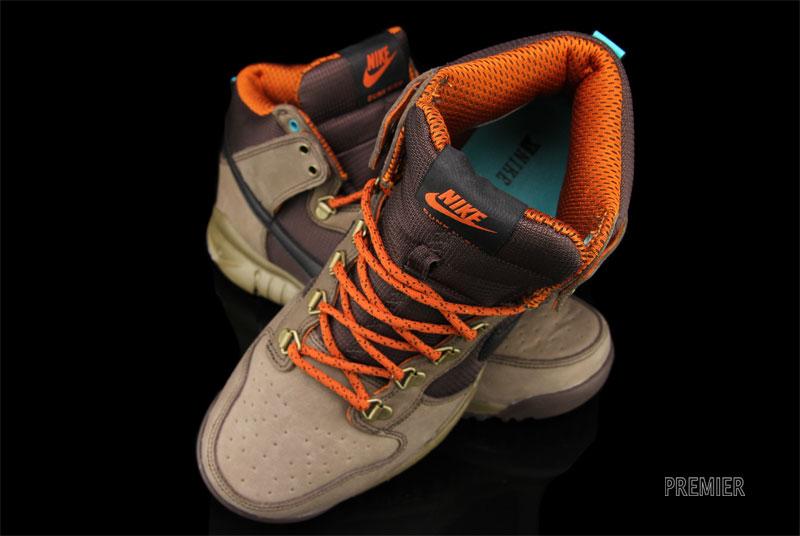 Nike Dunk High OMS ‘Brown/Black-Dark Khaki-New Green’