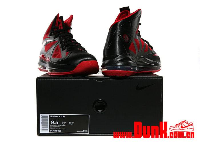 Nike LeBron X (10) XDR 'Black/University Red'