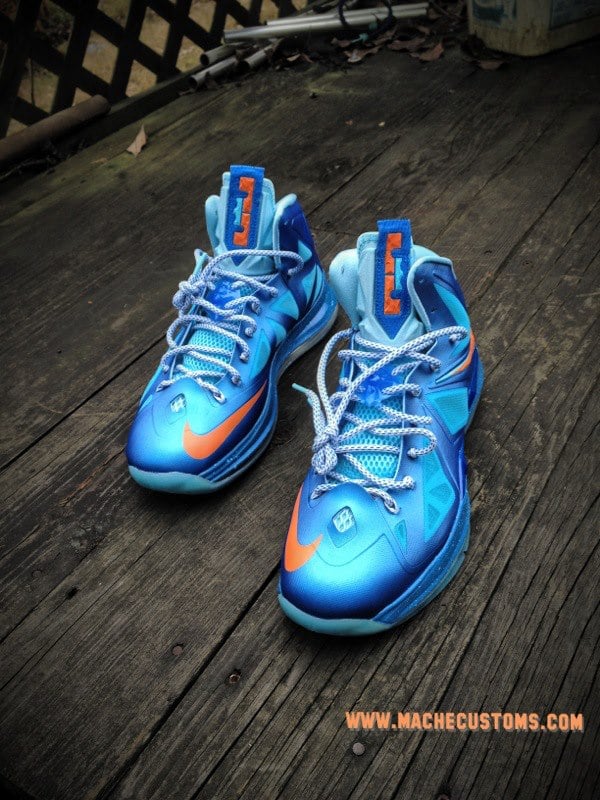 Nike LeBron X 'China' by Mache Custom Kicks