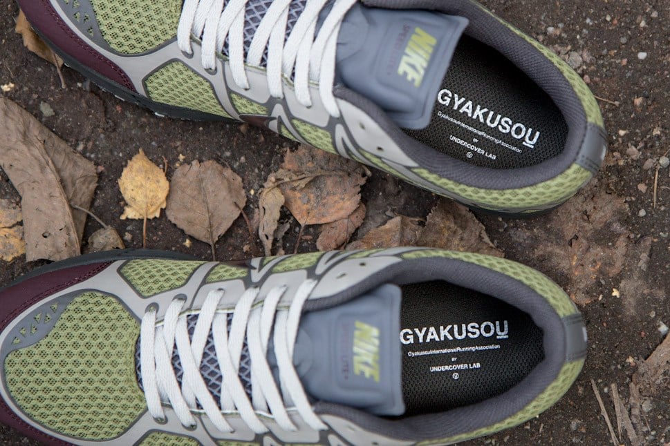 Nike Lunarspeed Lite+ GYAKUSOU 'Scenery Green/Deep Burgundy-Soft Grey'