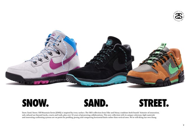 Nike and Stussy Introduce the S&S Off Mountain Series