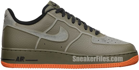 Release Reminder: Nike Air Force 1 Premium Skive Tech VT ‘Medium Olive’