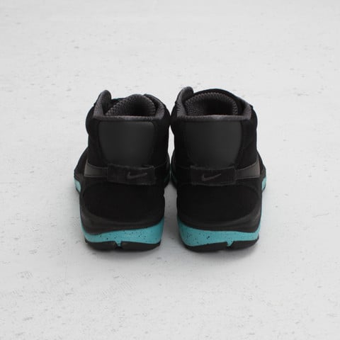 Stussy x Nike Lunar Braata Mid OMS 'Black/Anthracite-Sport Turquoise'