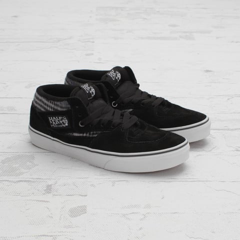 Vans Half Cab Suede and Flannel 'Black/Grey'