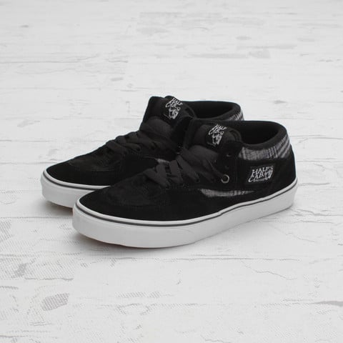 Vans Half Cab Suede and Flannel 'Black/Grey'