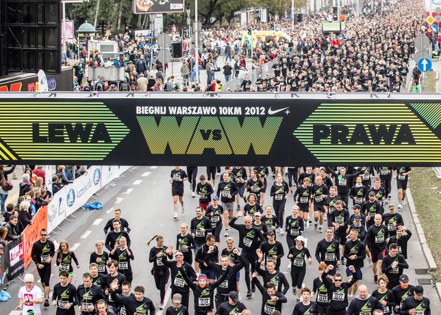 We Run Warsaw Settles the Competition Between Left and Right Riverbank Runners