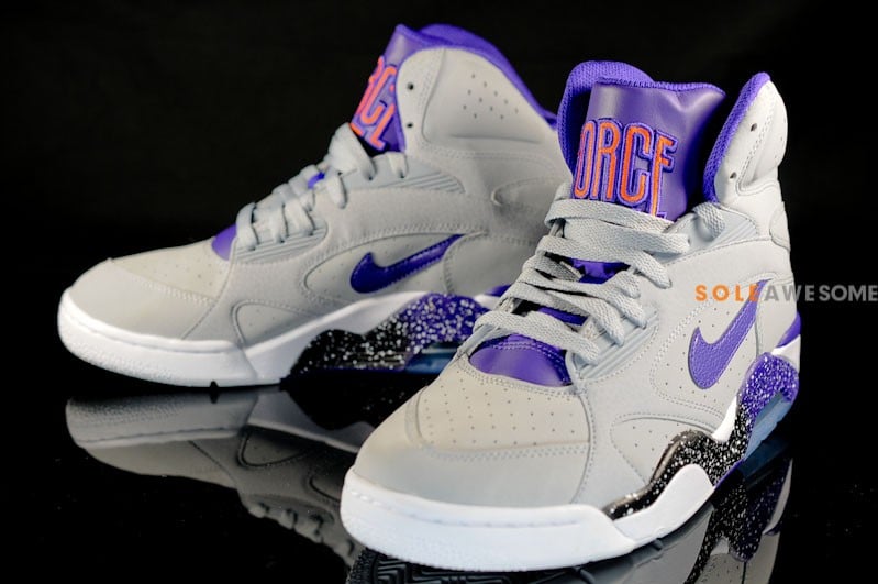 Nike Air Force 180 High ‘Wolf Grey/Electric Orange-Court Purple’