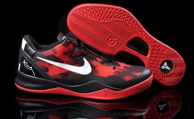 kobe 8 red and black