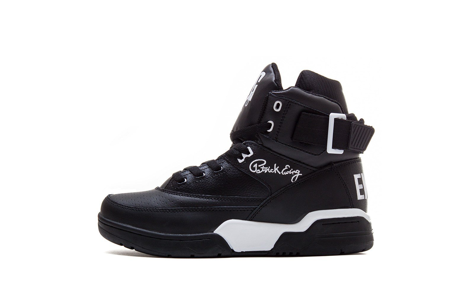 Ewing 33 Hi 'Black Leather' at Sneakersnstuff- SneakerFiles