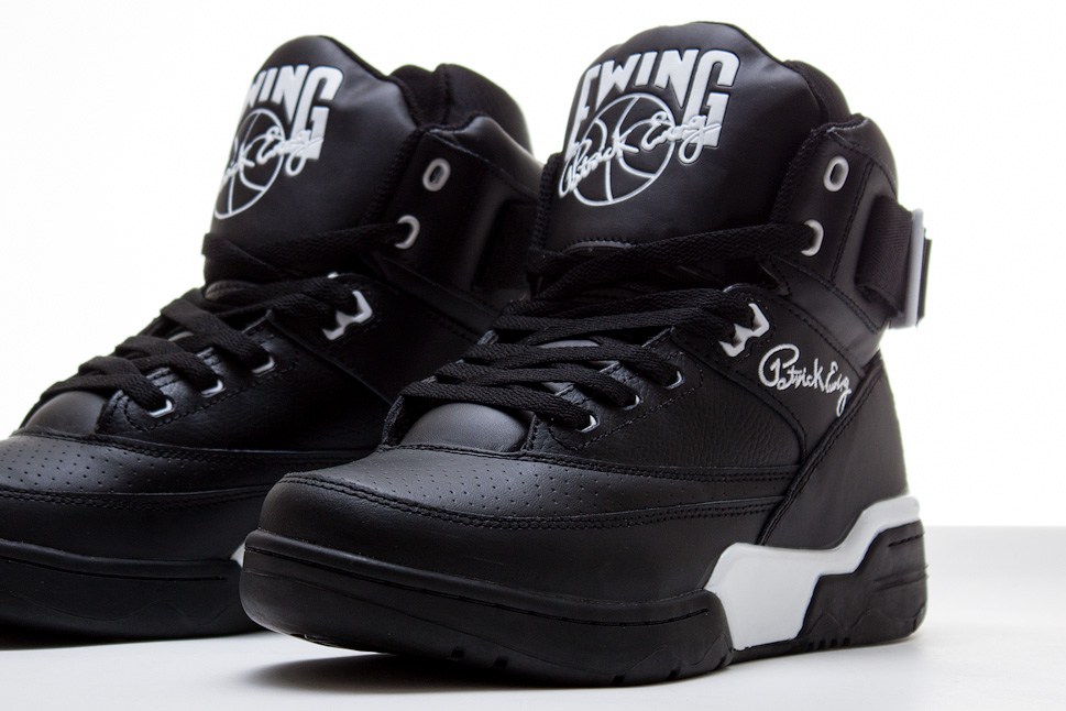 Ewing 33 Hi 'Black Leather' at Sneakersnstuff