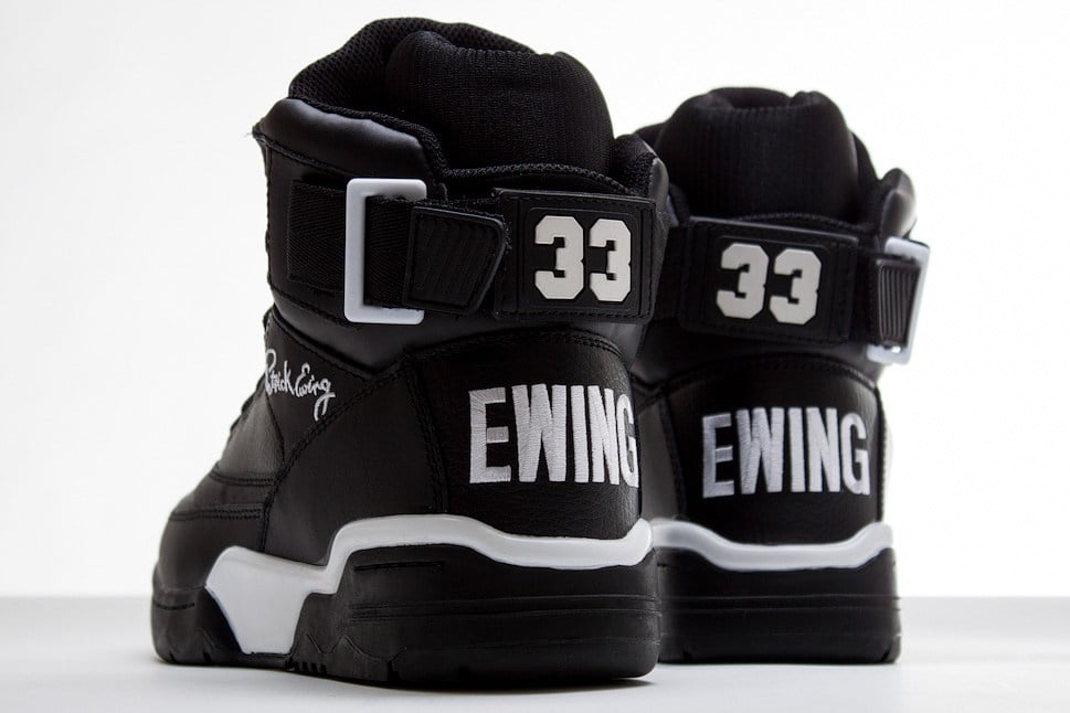 Ewing 33 Hi 'Black Leather' at Sneakersnstuff