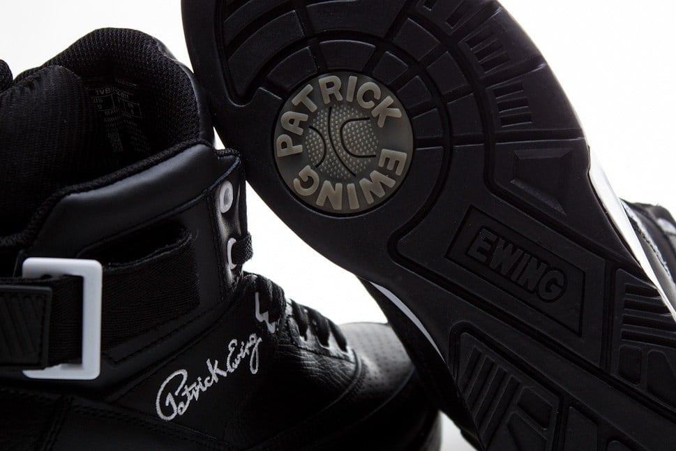 Ewing 33 Hi 'Black Leather' at Sneakersnstuff