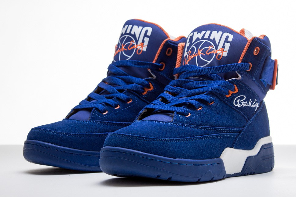 Ewing 33 Hi 'Blue Suede' at Sneakersnstuff