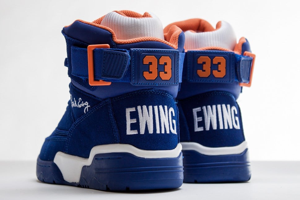 Ewing 33 Hi 'Blue Suede' at Sneakersnstuff