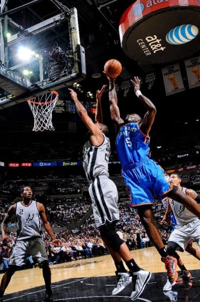 Kendrick Perkins Sports Black 'Away' Nike KD V (5) PE