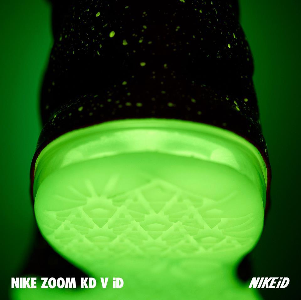Nike KD V (5) iD 'Glow-In-The-Dark' Samples