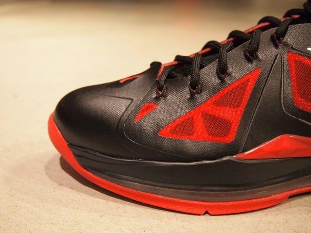 Nike LeBron X (10) ‘Black/University Red-Metallic Silver' - New Images