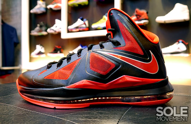 Nike LeBron X (10) ‘Black/University Red’ - New Images