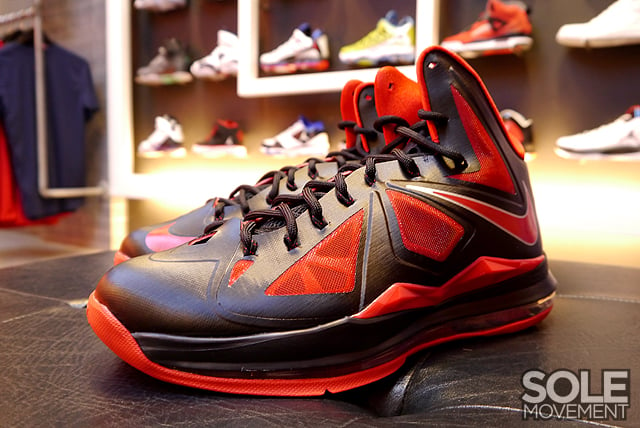 Nike LeBron X (10) ‘Black/University Red’ - New Images