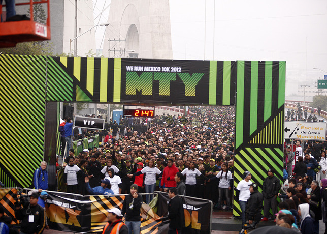 Nike We Run 10K Arrives In Mexico; 5,000 Runners Race In Monterrey