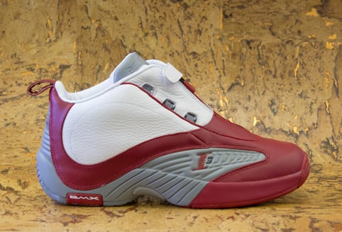 Reebok Answer IV ‘White/Red-Flat Grey’ at Packer Shoes