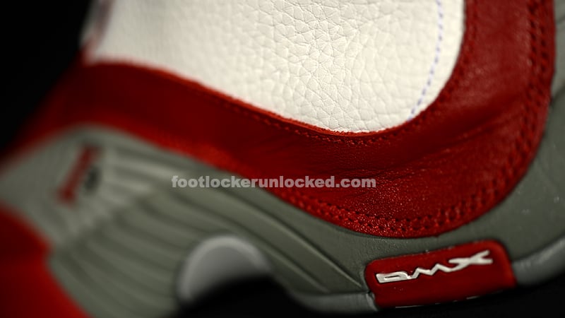 Reebok Answer IV ‘White/Red/Flat Grey’ at Foot Locker