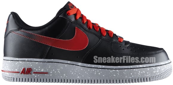 Release Reminder: Nike Air Force 1 Low ‘Black/Challenge Red’