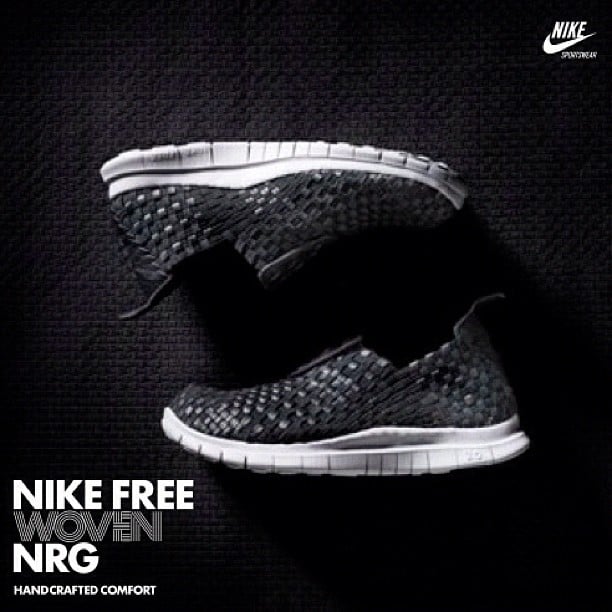 Release Reminder: Nike Free Woven NRG ‘Black/Black-Wolf Grey’