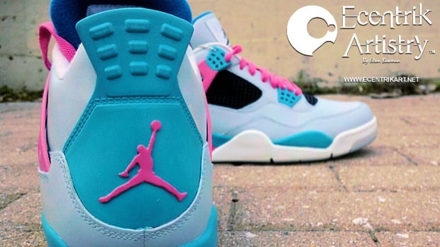 Air Jordan 4 ‘South Beach’ Custom