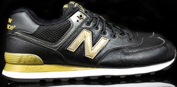 new balance black and yellow