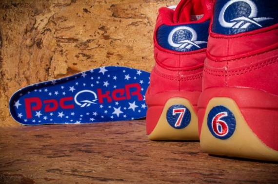 packer shoes reebok question red