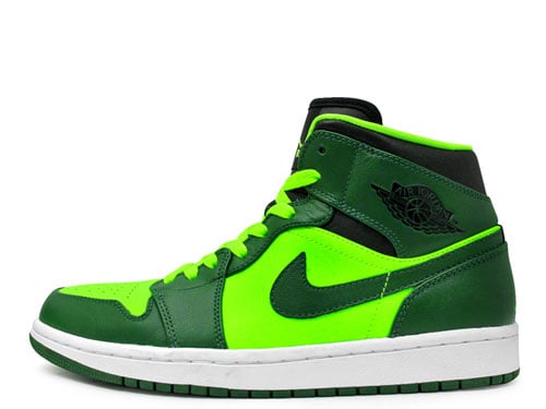 air jordan 1 neon green