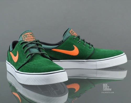 nike sb green and orange