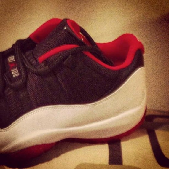 Air Jordan XI (11) Low 'White:Black-Varsity Red' - Summer 20132