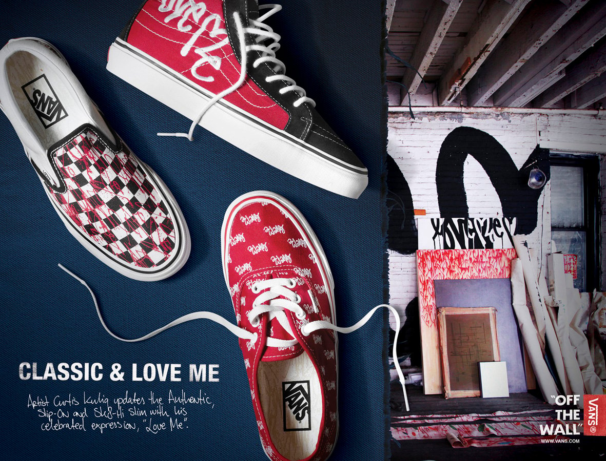 Curtis Kulig x Vans “LOVE ME” Collection – Spring 2013