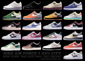 Nike Air Force 1 25th Anniversary City Series Full Preview