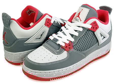 Air Jordan Fusion IV (4) GS – Cool Grey / Infrared – Neutral Grey