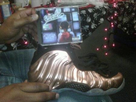 Wale Shows Off Copper Foamposite on Twitter