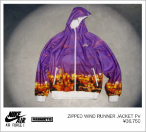 Nike Air Force 1 Hectic/Zipped Wind Runner