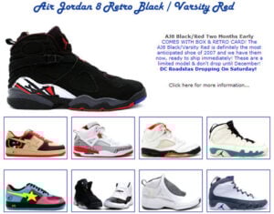 Jordan VIII Black/Red At Kixclusive Now!